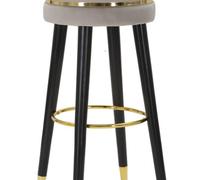 TABOURET DE BAR PARIS GRIS/OR