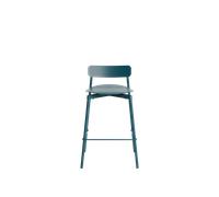 Tabouret de Bar Petite Friture FROMME H65 Bleu Océan