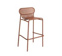 Tabouret de Bar Petite Friture W ND H80 Terre Cuite