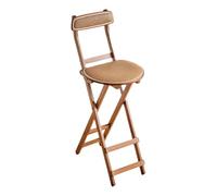 Tabouret de bar pliable, hauteur de comptoir réglable avec dossier, chaise de salle à manger pliable pour îlot de cuisine, bureau, jardin, pas de montage nécessaire