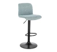Tabouret de bar Rafael Noir-Aquamarine