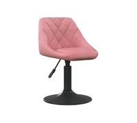 Tabouret de bar Rose 46x44x(62,5 77,5) cm Velours