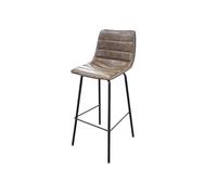 Tabouret de bar simili taupe Brooklyn - Kaki