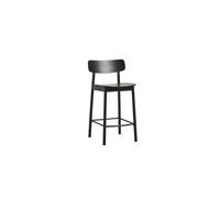 Tabouret de Bar Soma en Frêne Peint en Noir