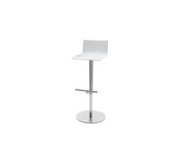 Tabouret de bar Thin Lapalma blanc, Designer Karri Monni, 37x70-95x43 cm