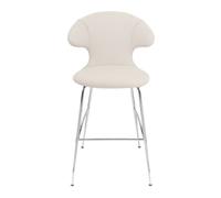 Tabouret de Bar Time Flies, Sable Blanc/ Chrome
