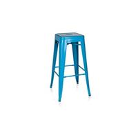 VANTAGGIO HIGH - Tabouret de bar bleu clair