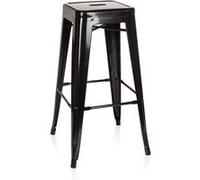 Tabouret de bar VANTAGGIO HIGH métallique noir hjh OFFICE Noir G