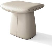 Tabouret de coiffeuse, repose-pieds en bois massif avec coussin de selle pour chambre à coucher, entrée, piano