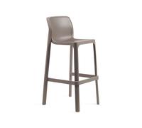 Tabouret de Jardin 4 Pieds Empilable Sans Accoudoirs Nardi Net Stool 40355.10.000 Tortora