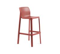 NARDI set de 4 tabourets pour l'extérieur NET STOOL (Corail - Polypropylène PRV)