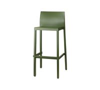 Tabouret de Jardin 4 Pieds Empilable Sans Accoudoirs Scab Kate 2344 56 Vert olive
