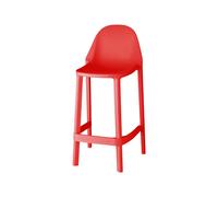 Tabouret de Jardin 4 Pieds Empilable Sans Accoudoirs Scab Più 2338 42 Rouge géranium