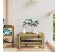 Tabouret de jardin en bois stable avec motif à lattes