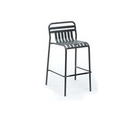 Tabouret De Jardin Haut Miami Avec Dossier Empilable - Jardiline Multicolore
