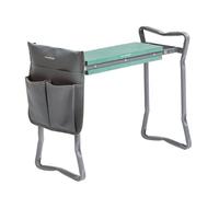 Tabouret de jardin multifonctionnel avec sac ? outils