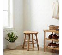 vidaXL Tabouret de Jardin Naturel Ø 38 x 42 cm Bambou