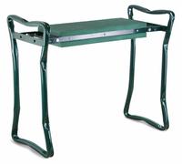 Tabouret de jardin pliable 2 en 1 - Assise ergonomique et repose-genoux