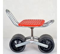 Tabouret de jardin sur roulettes - Coussin de jardin pour les genoux - Genouillère - Chaise de chambre d'enfant - Désherbant