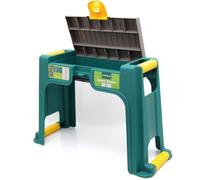 Tabouret de jardinage TECH-IT - Ultra léger et ultra résistant - Vert et jaune