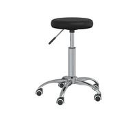 vidaXL Tabouret de massage Similicuir Noir
