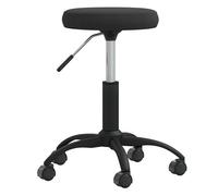 Tabouret de Massage Velours Gris Foncé Pivotant Chaise Siège Beauté Spa vidaXL
