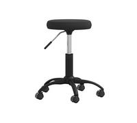 vidaXL Tabouret de massage velours noir