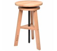 Tabouret de peinture Arles Ø 30 cm Tabouret pivotant en bois de hêtre, Ø30cm