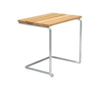 Tabouret de pied de jardin A3 chêne WxHxD 45x41x32cm