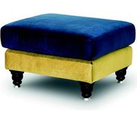 Tabouret de pied Lounge Tabouret XXL Club Ottomane Pufa Cuir synthétique Ottoman Designer Nouveau