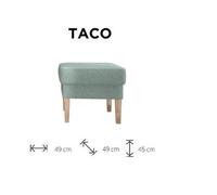 Tabouret de pied Ottomane Tabouret de meuble Nouveau tabouret Canapé Coussin Tabouret d'appoint Nouveau