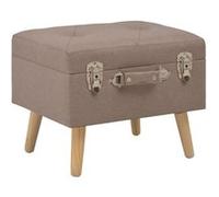 vidaXL Tabouret de rangement 40 cm Marron