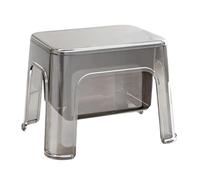 Tabouret de rangement de salle de bain, système de banc transparent multi-usages, tabouret avec espace de rangement , solution de siège en acrylique de qualité pour un domestique, chaise