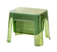 Tabouret de rangement de salle de bain, système de banc transparent multi-usages, tabouret avec espace de rangement , solution de siège en acrylique de qualité pour un domestique, chaise
