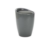 Tabouret de rangement Gris Similicuir
