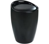 Tabouret de salle de bain candy black - noir Noir G