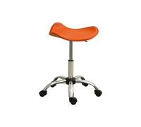 Tabouret de salon et spa Orange Similicuir