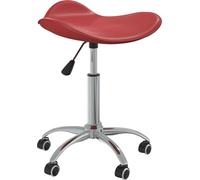Tabouret de salon et spa Rouge bordeaux Similicuir