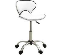 vidaXL Tabouret de salon blanc