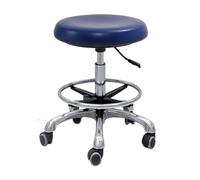 Tabouret de selle avec accoudoir rotatif à 360°, tabouret d'assistant dentaire en cuir PU, hauteur réglable, chaise de salon médical, siège de toilette