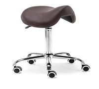 Tabouret de selle hydraulique sur roulettes, chaise de beauté pivotante pour salon de beauté, spa, siège de massage pour coiffure, manucure, tatouage thérapie