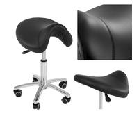 Tabouret selle Expondo physa - 500 - 640 mm - 150 kg - Noir