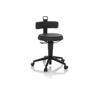 TOP WORK FLEX PU simili-cuir/synthétique - Tabouret pivotant Noir