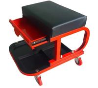 Tabouret de travail mobile avec tiroirs, chaise multifonction pour réparation de voiture, siège d'établi roulant pour garage, atelier de mécanicien
