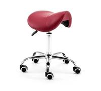 Tabouret dentaire ergonomique professionnel de qualité médicale avec vérin à gaz réglable en hauteur sur roulettes pivotantes pour une utilisation en clinique, spa, studio de massage, salon de