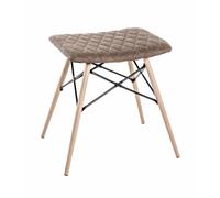 Tabouret Design en Bois "Lexie" 48cm Marron
