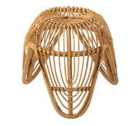 Tabouret Design en Rotin Léa 44cm Naturel