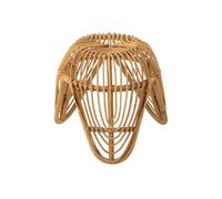 Paris Prix Tabouret design en rotin Léa 44 cm Naturel