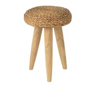 Tabouret Design en Teck Puglia 40cm Naturel