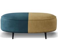 Tabouret design Ovale Chesterfield Pouf Tabouret de pied Meuble Tabouret rembourré
